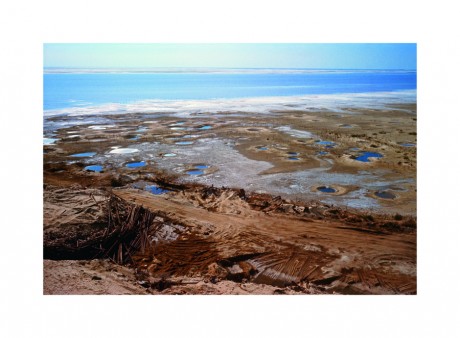 battered landscape, The aftermath of shelling on the code-named "Budapest" stronghold, the northmost fortification on the Bar Lev line, sinai, 1975 1975